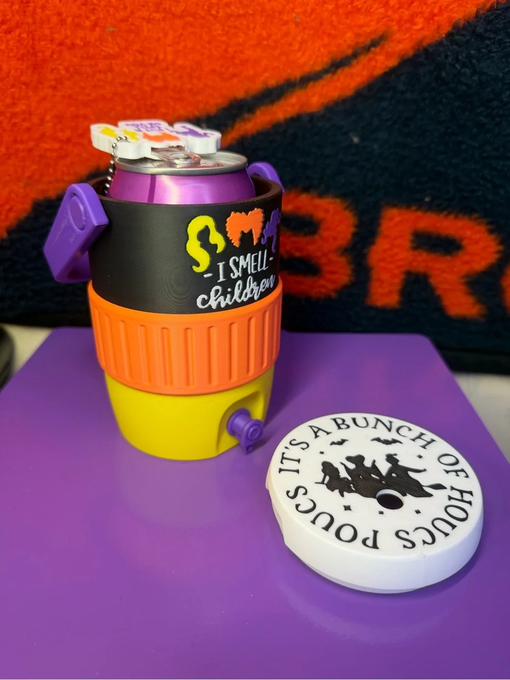 Custom Design - Halloween Hocus Pocus Cooler Can Holder 12 oz by 3d print